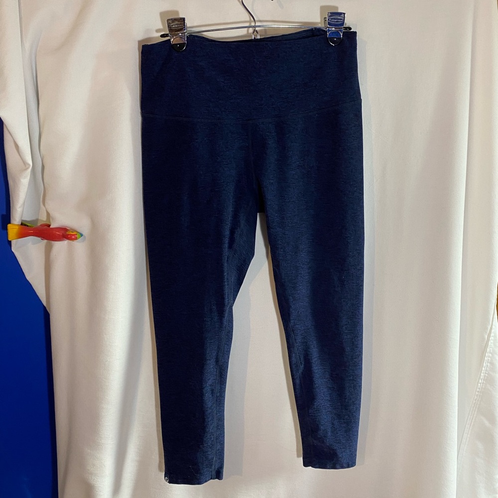 Oiselle leggings, size 12 EUC Heathered Blue